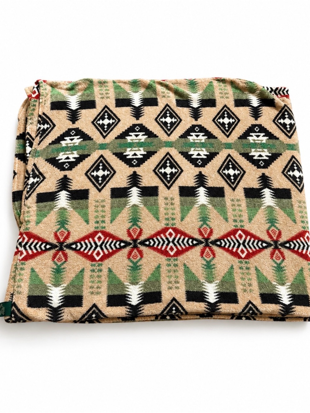 Vintage Lauren Ralph Lauren Aztec Southwestern King Size Fleece Blanket